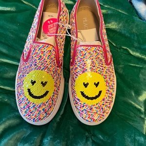 New Children’s Place Reversible  Sequin Slip On  Sneakers -NWT